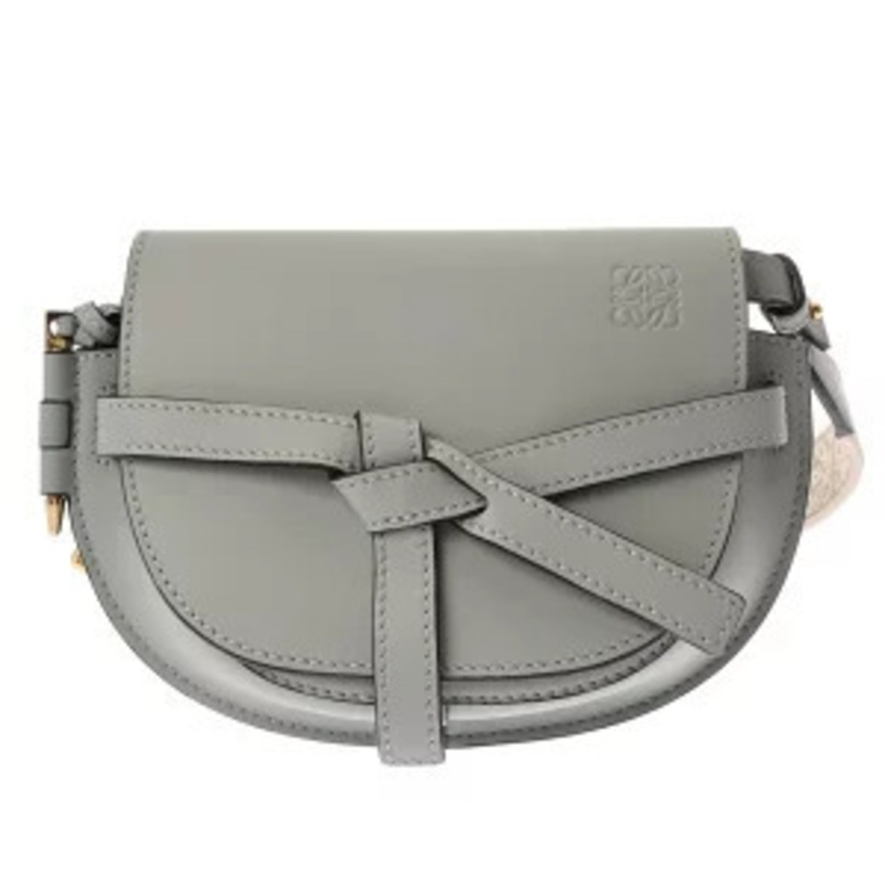 Loewe Gate Dual Bag Blue Calfskin Shoulder Handbag